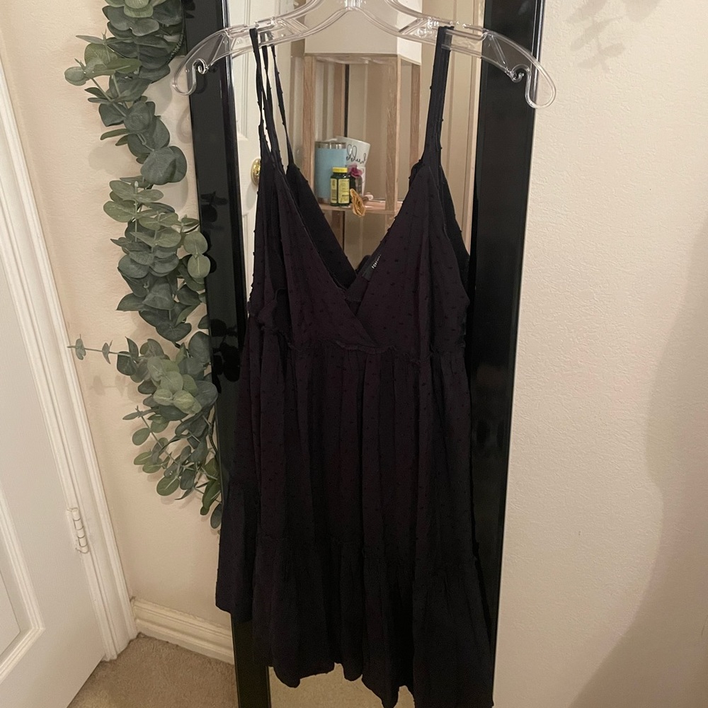Forever 21 Black Polka Dot Sundress